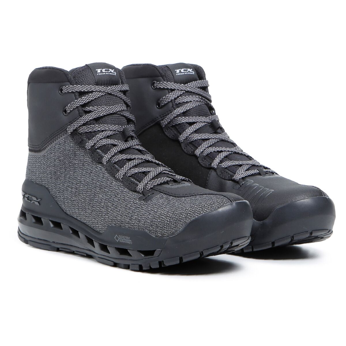 tcx climatrek surround gore tex boots black grey rollover